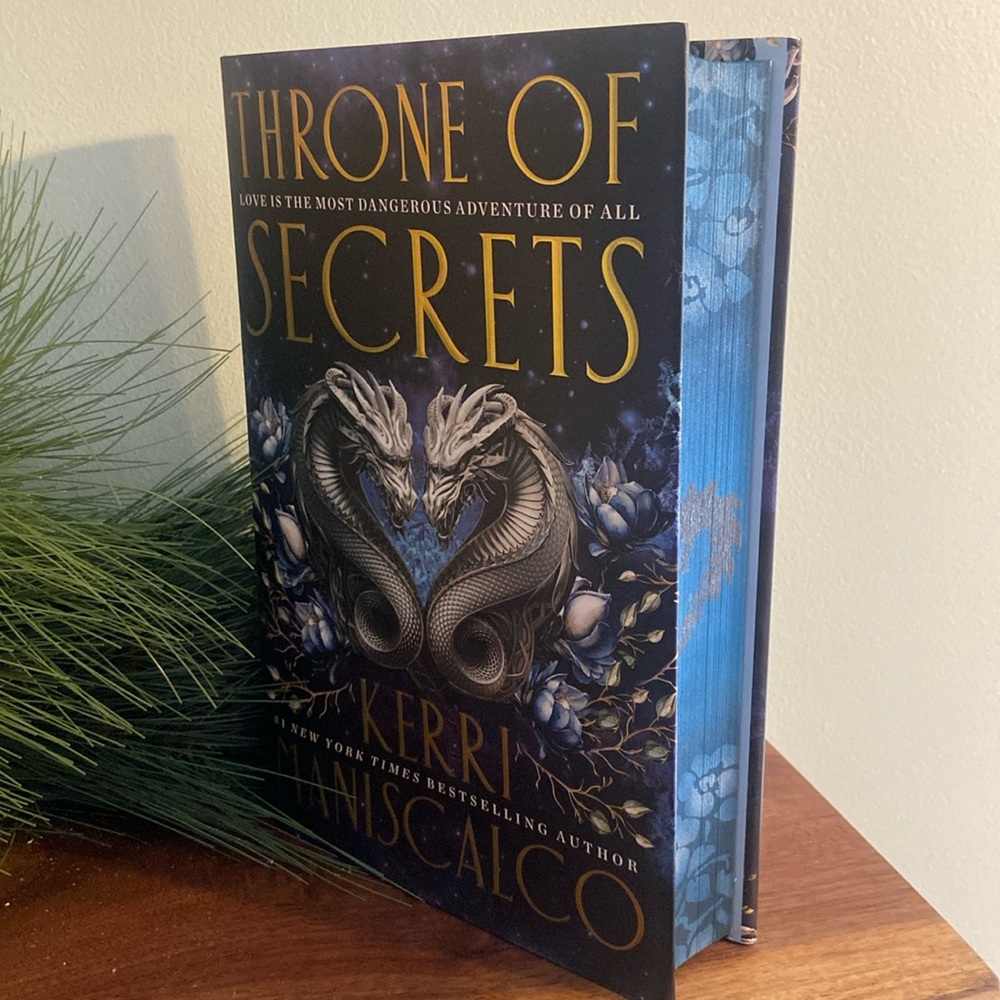 Throne of Secrets - First Edition- custom sprayed edges
